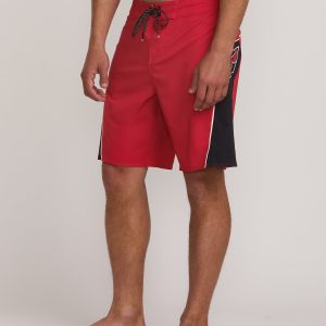 Straddie Pro Performance 20 Boardshorts - Scarlet